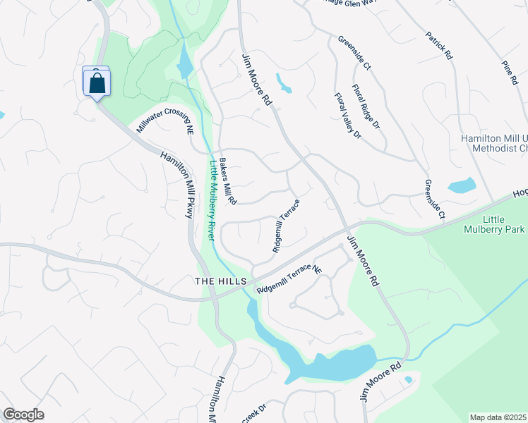 map of restaurants, bars, coffee shops, grocery stores, and more near 3282 Green Farm Trail in Dacula