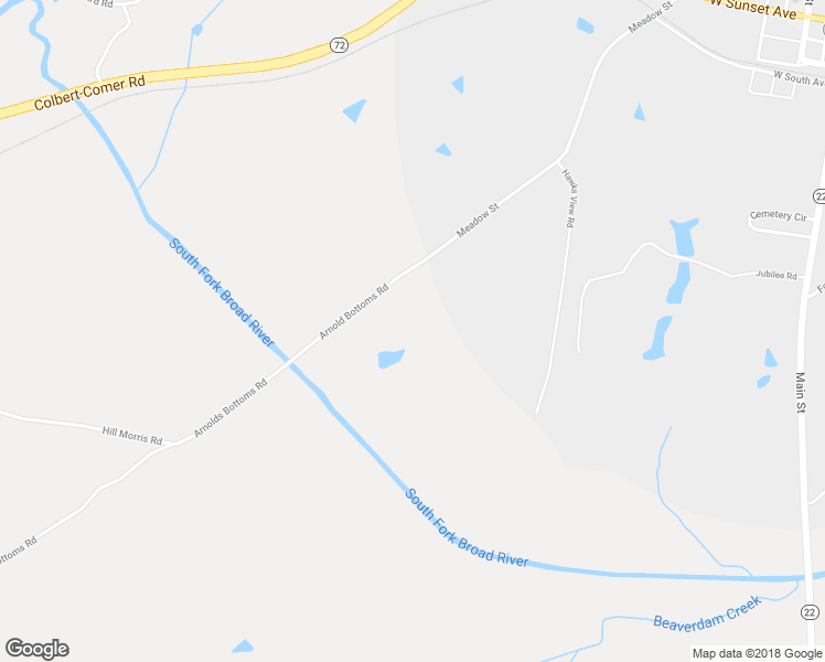 map of restaurants, bars, coffee shops, grocery stores, and more near 919 Arnold Bottoms Road in Comer