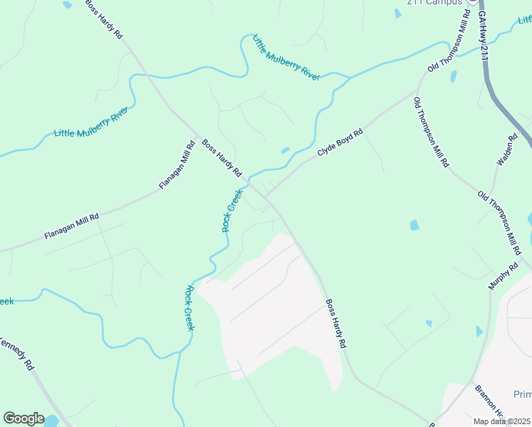 map of restaurants, bars, coffee shops, grocery stores, and more near 884 Clyde Boyd Road in Winder