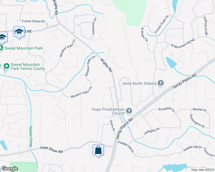 map of restaurants, bars, coffee shops, grocery stores, and more near 3335 Devaughn Drive in Marietta