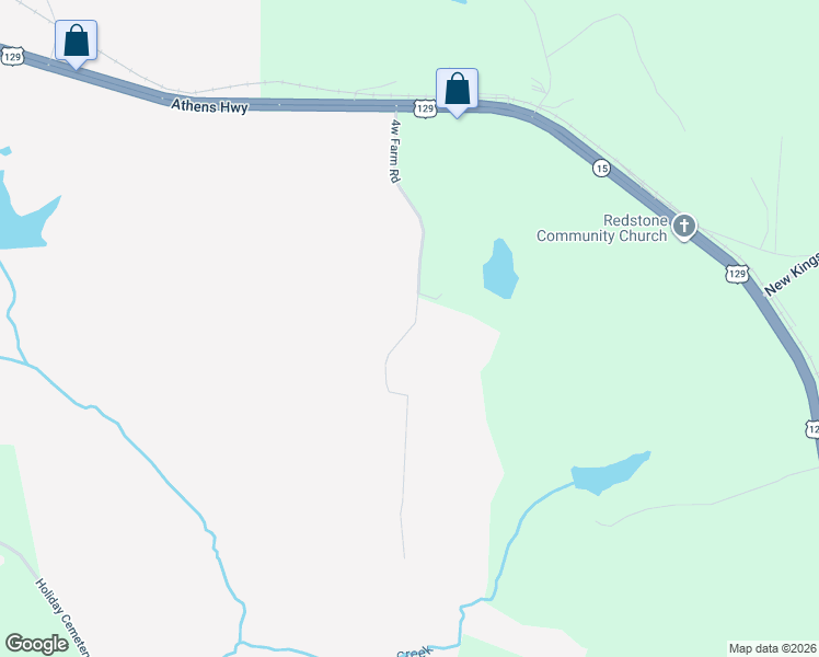 map of restaurants, bars, coffee shops, grocery stores, and more near 4w Farm Road in Jackson County