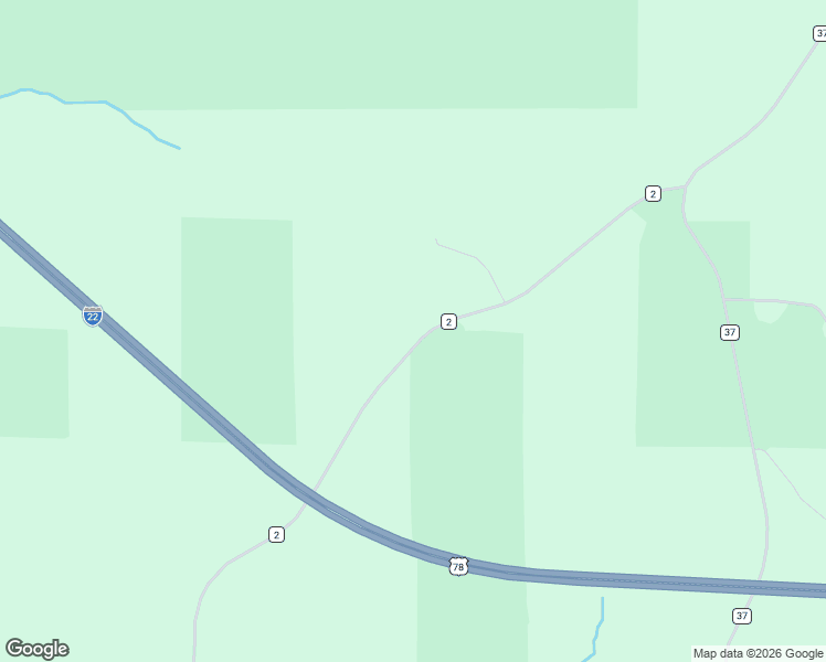 map of restaurants, bars, coffee shops, grocery stores, and more near 2203 County Road 2 in Hamilton