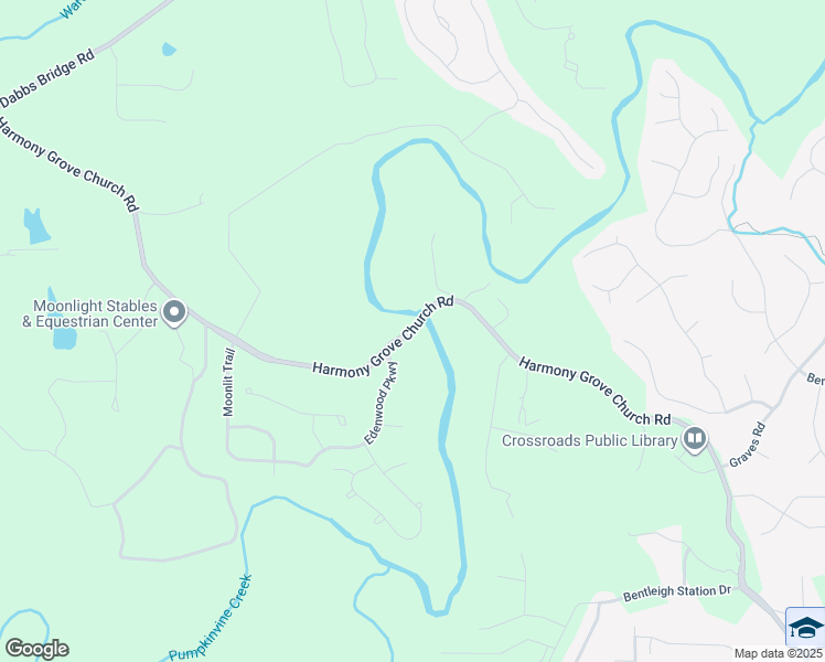 map of restaurants, bars, coffee shops, grocery stores, and more near 5940 Harmony Grove Church Road in Acworth