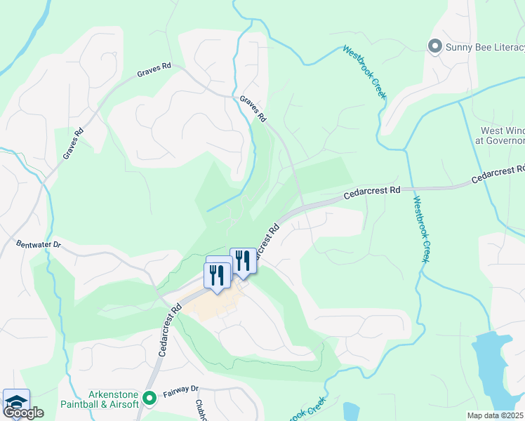 map of restaurants, bars, coffee shops, grocery stores, and more near 179 Waterstone Point in Acworth