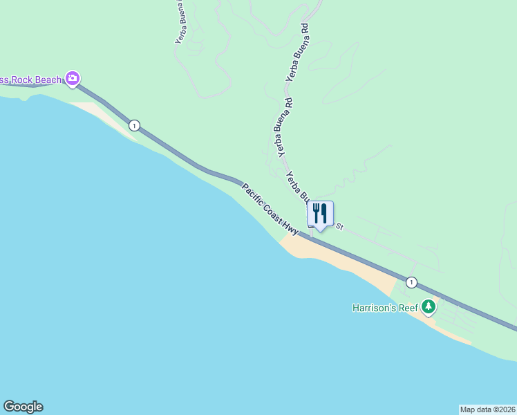map of restaurants, bars, coffee shops, grocery stores, and more near 42620 Pacific Coast Highway in Malibu