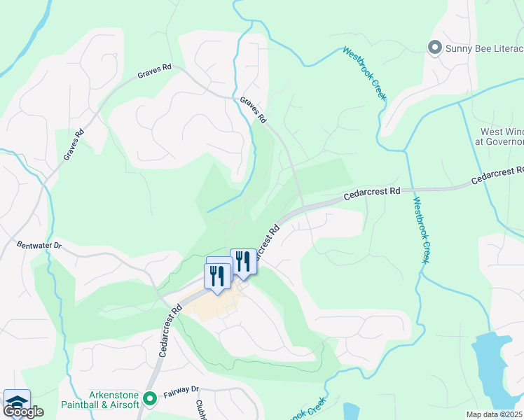 map of restaurants, bars, coffee shops, grocery stores, and more near 179 Waterstone Point in Acworth