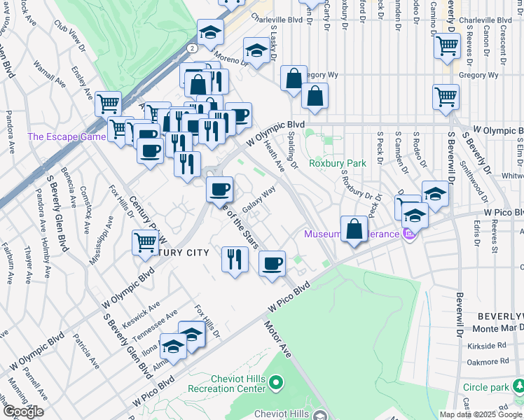 10100 Galaxy Way, Los Angeles CA Walk Score