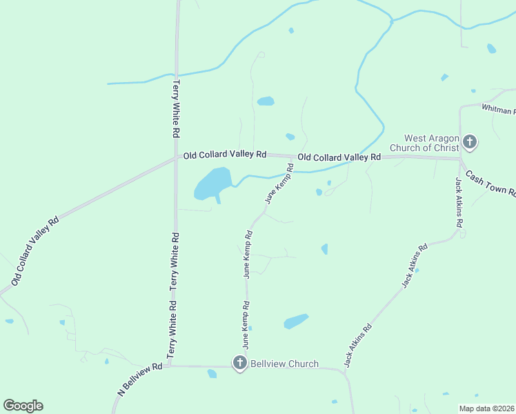 map of restaurants, bars, coffee shops, grocery stores, and more near 359 June Kemp Road in Aragon