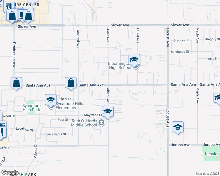 map of restaurants, bars, coffee shops, grocery stores, and more near 10913 Alder Avenue in Bloomington