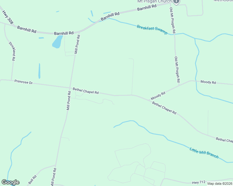 map of restaurants, bars, coffee shops, grocery stores, and more near 4178 Bethel Chapel Road in Loris