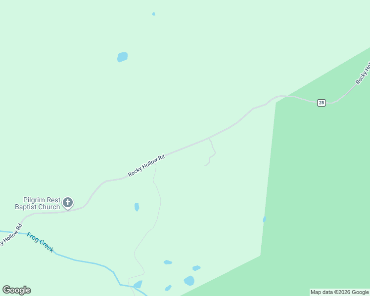 map of restaurants, bars, coffee shops, grocery stores, and more near County Road 28 in Centre