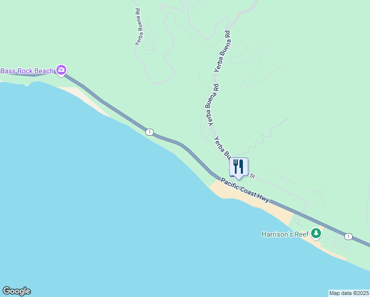 map of restaurants, bars, coffee shops, grocery stores, and more near 43250 Pacific Coast Highway in Malibu