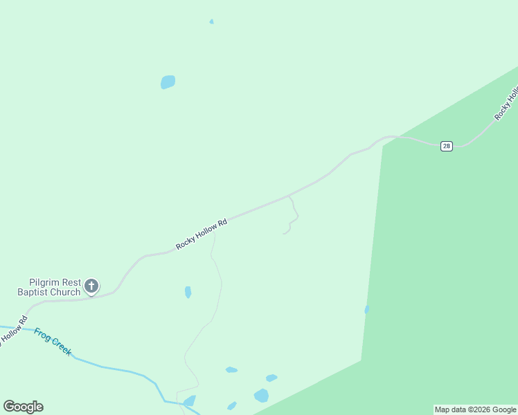 map of restaurants, bars, coffee shops, grocery stores, and more near County Road 28 in Centre