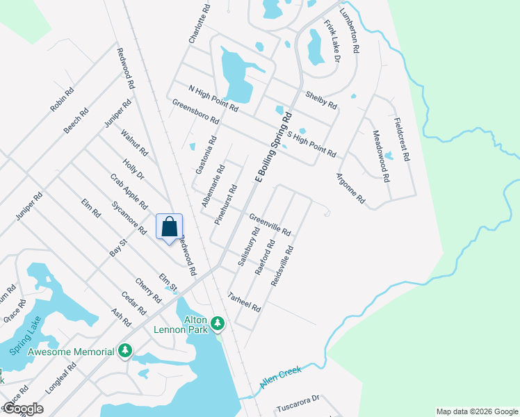 map of restaurants, bars, coffee shops, grocery stores, and more near 1921 Salisbury Road in Southport