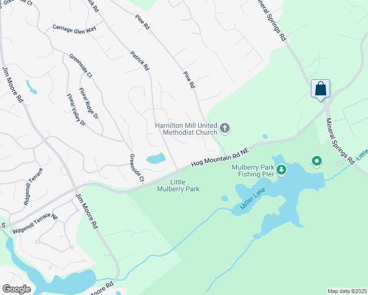map of restaurants, bars, coffee shops, grocery stores, and more near 1614 Summersweet Lane in Dacula