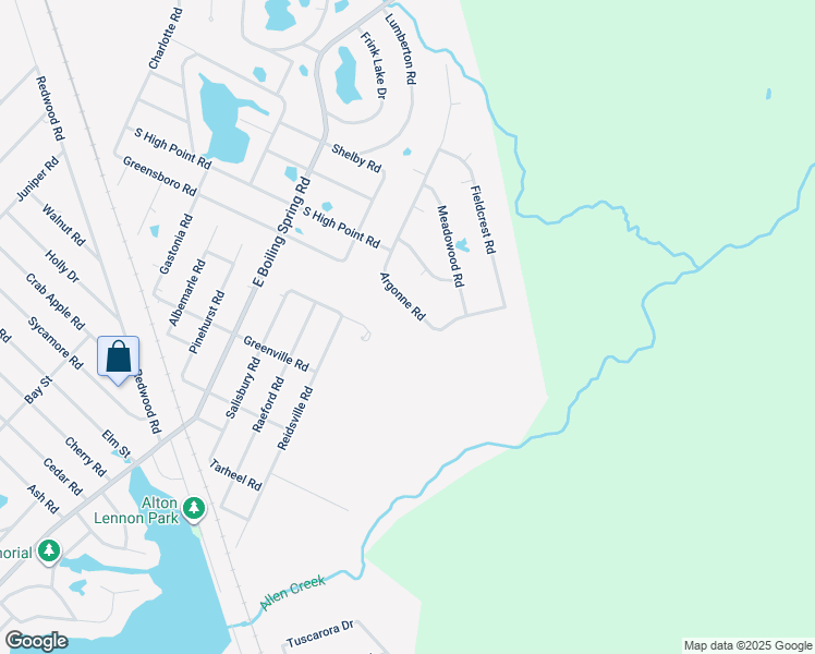 map of restaurants, bars, coffee shops, grocery stores, and more near 448 Argonne Road in Southport