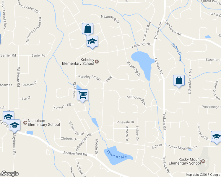 map of restaurants, bars, coffee shops, grocery stores, and more near 1657 Millhouse Landing in Marietta