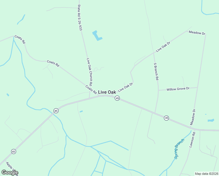 map of restaurants, bars, coffee shops, grocery stores, and more near 1476 South Carolina 45 in Loris