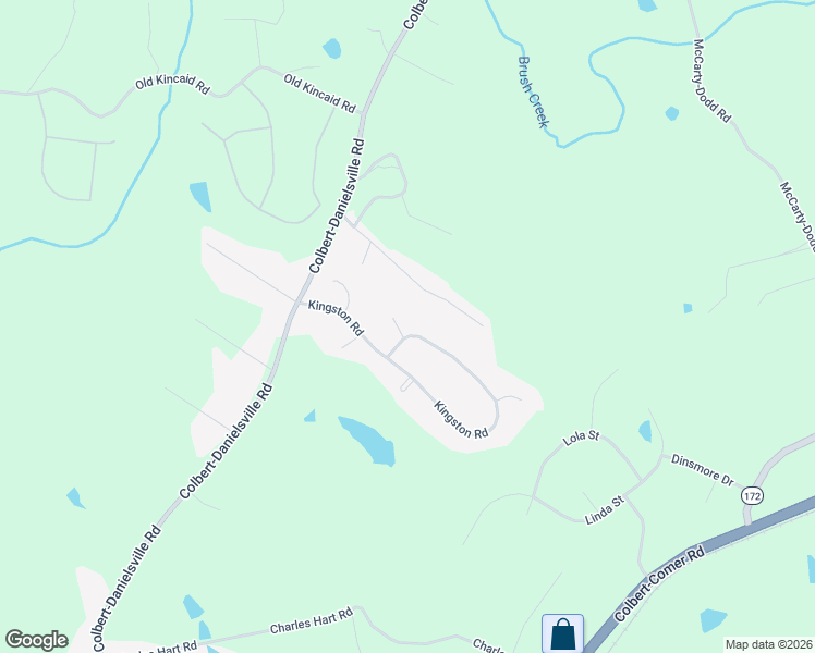 map of restaurants, bars, coffee shops, grocery stores, and more near 1416 Kingston Way in Colbert