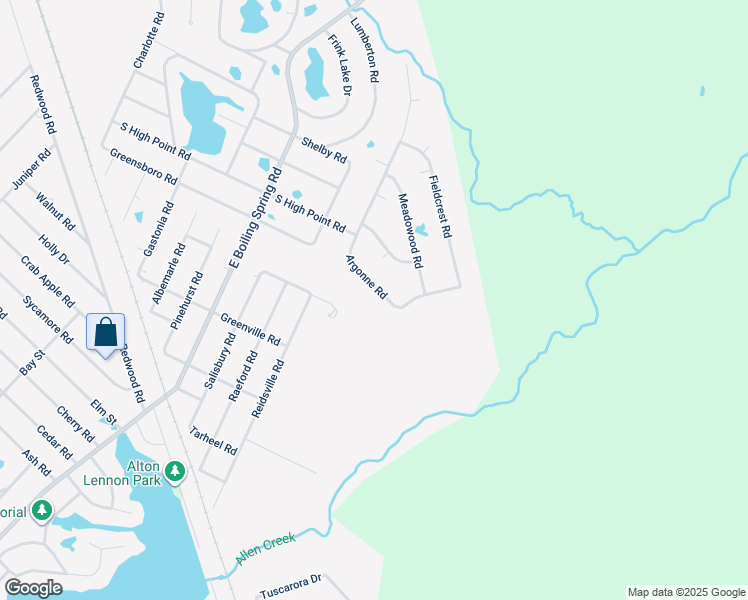 map of restaurants, bars, coffee shops, grocery stores, and more near 448 Argonne Road in Southport
