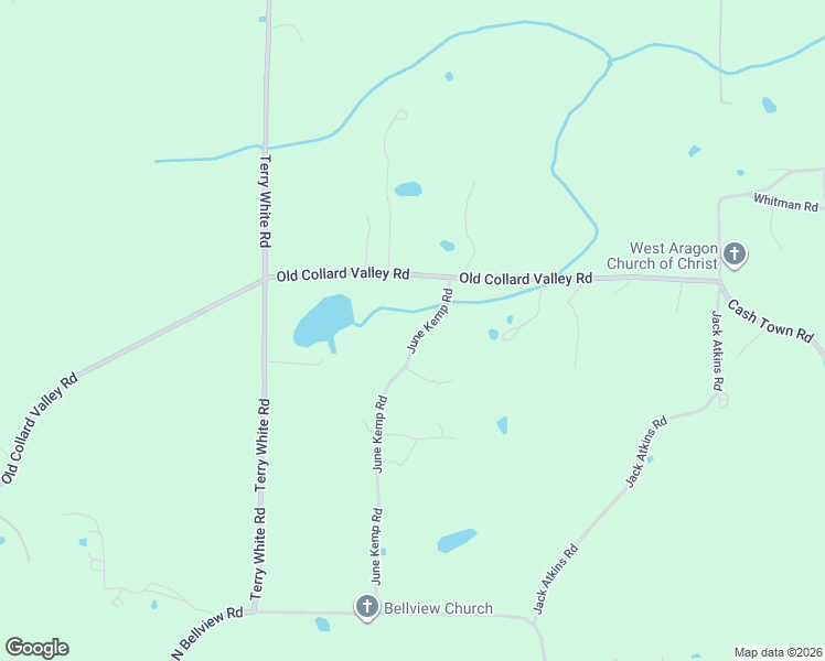 map of restaurants, bars, coffee shops, grocery stores, and more near 359 June Kemp Road in Aragon