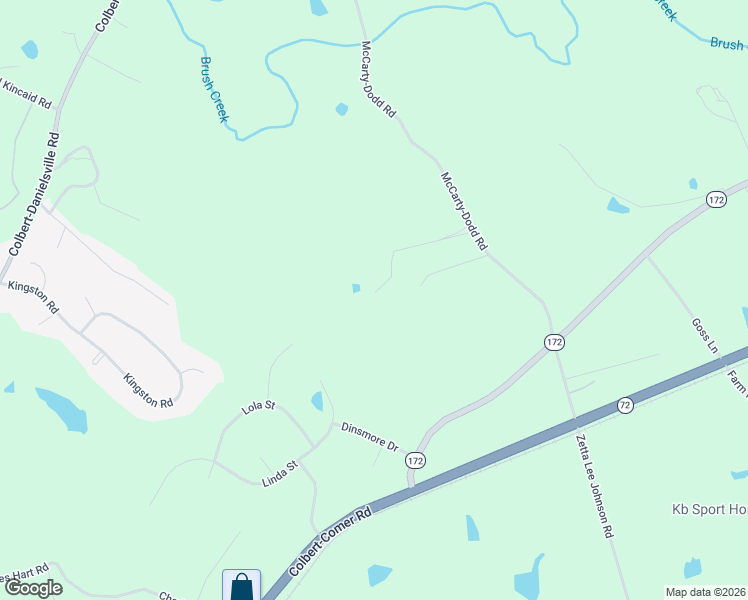 map of restaurants, bars, coffee shops, grocery stores, and more near 553 McCarty-Dodd Road in Colbert