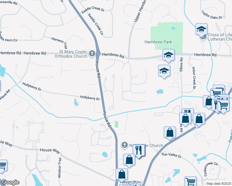 map of restaurants, bars, coffee shops, grocery stores, and more near in Roswell