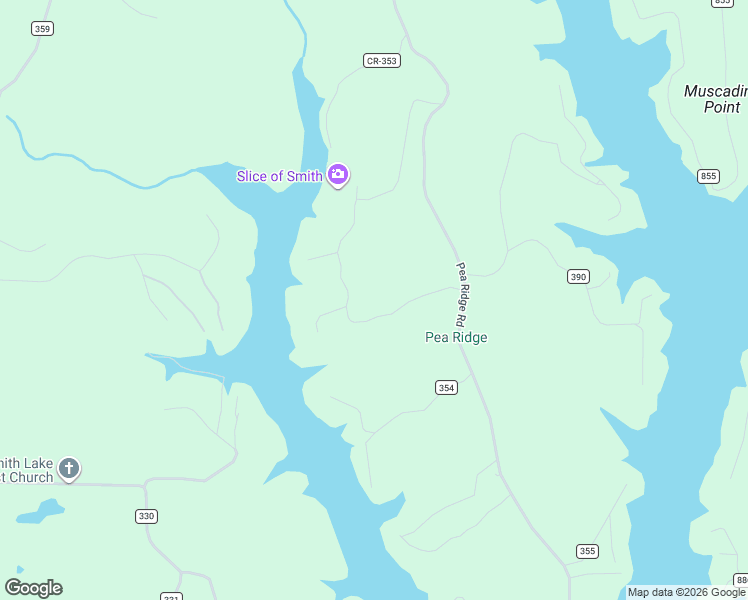 map of restaurants, bars, coffee shops, grocery stores, and more near 2068 County Road 351 in Crane Hill