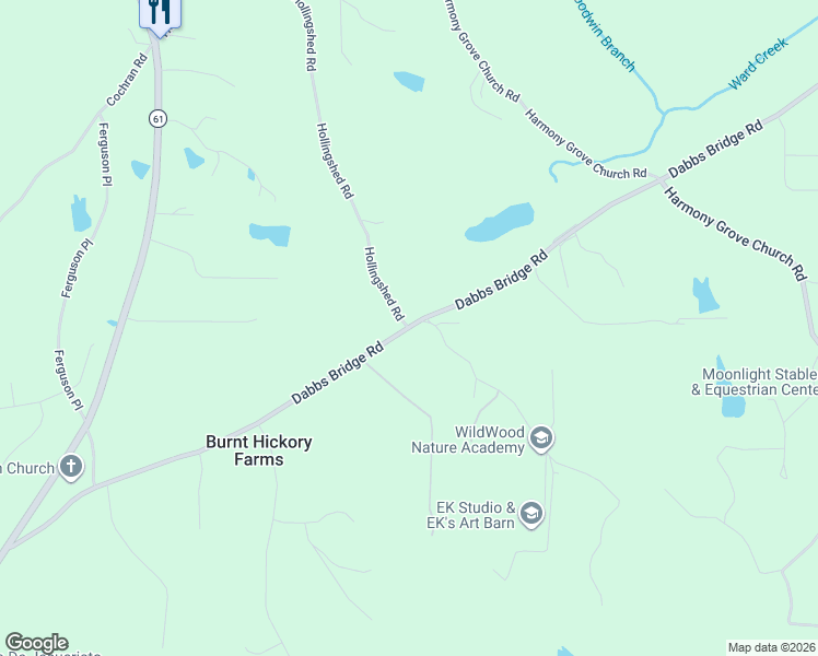 map of restaurants, bars, coffee shops, grocery stores, and more near 1075 Dabbs Bridge Road in Dallas