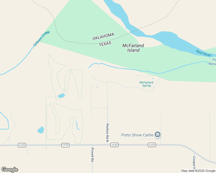 map of restaurants, bars, coffee shops, grocery stores, and more near 9946 Perkins Road in Wichita Falls