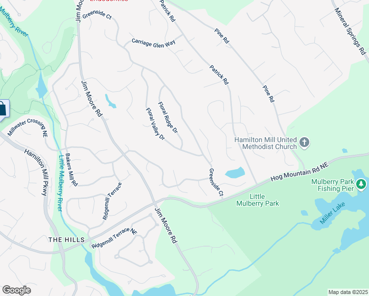 map of restaurants, bars, coffee shops, grocery stores, and more near 2123 Floral Ridge Drive in Dacula