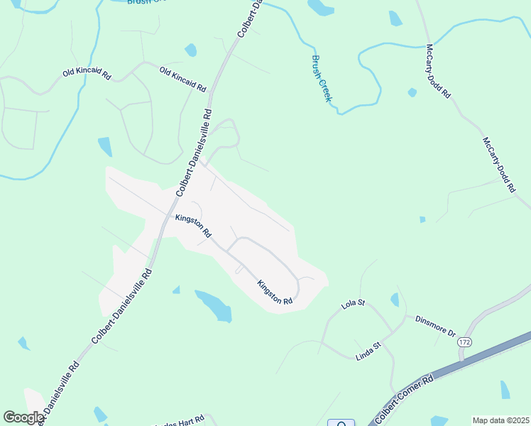 map of restaurants, bars, coffee shops, grocery stores, and more near 307 Alberta Drive in Colbert