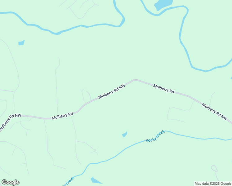 map of restaurants, bars, coffee shops, grocery stores, and more near 432 Mulberry Road in Winder