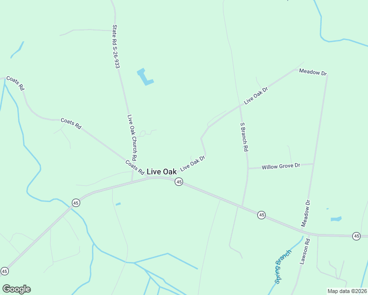 map of restaurants, bars, coffee shops, grocery stores, and more near 3162 Live Oak Drive in Loris