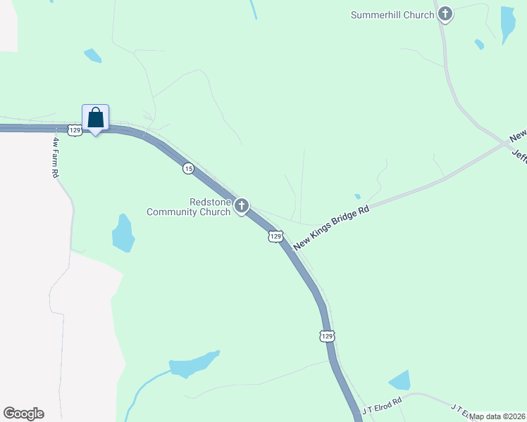 map of restaurants, bars, coffee shops, grocery stores, and more near 6722 Athens Highway in Jefferson