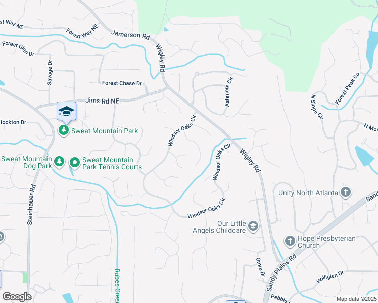 map of restaurants, bars, coffee shops, grocery stores, and more near 3157 Sawyer Court in Marietta