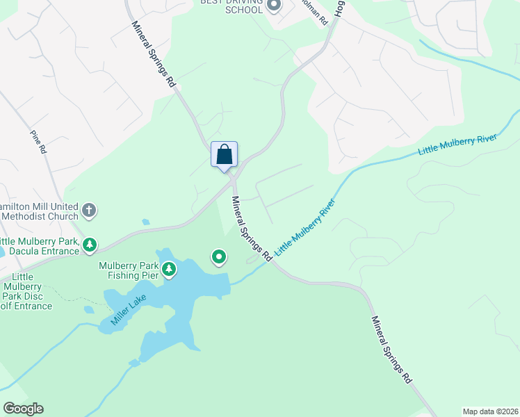 map of restaurants, bars, coffee shops, grocery stores, and more near 4219 Gold Springs Lane in Hoschton