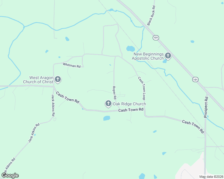 map of restaurants, bars, coffee shops, grocery stores, and more near 98 Roper Road in Aragon