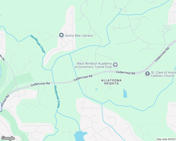 map of restaurants, bars, coffee shops, grocery stores, and more near 68 Highcrest Drive in Acworth