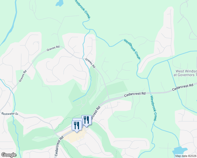 map of restaurants, bars, coffee shops, grocery stores, and more near 55 Waterstone Court in Acworth