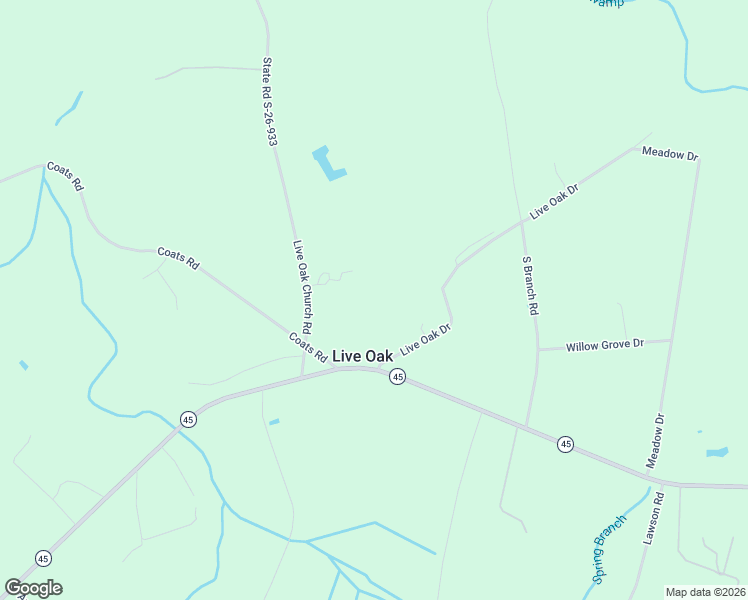 map of restaurants, bars, coffee shops, grocery stores, and more near 3162 Live Oak Drive in Loris