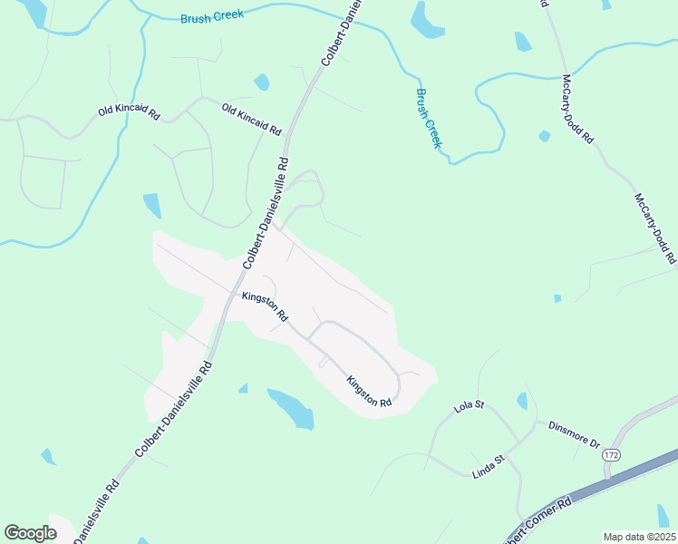 map of restaurants, bars, coffee shops, grocery stores, and more near 307 Alberta Drive in Colbert