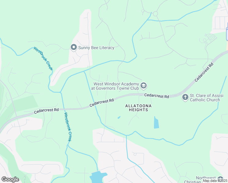 map of restaurants, bars, coffee shops, grocery stores, and more near 76 Telfair Court in Acworth