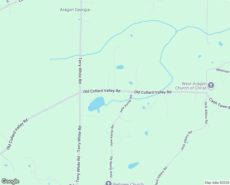 map of restaurants, bars, coffee shops, grocery stores, and more near 1101 Old Collard Valley Road in Aragon