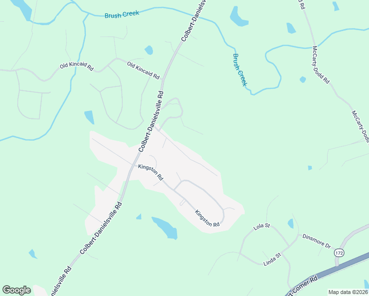 map of restaurants, bars, coffee shops, grocery stores, and more near 210 Alberta Drive in Colbert