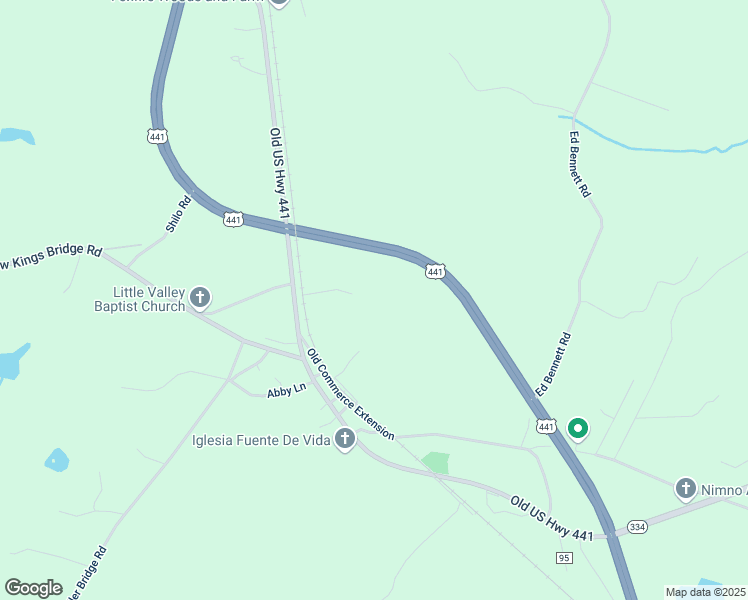 map of restaurants, bars, coffee shops, grocery stores, and more near 9055 U S Why 441 in Athens