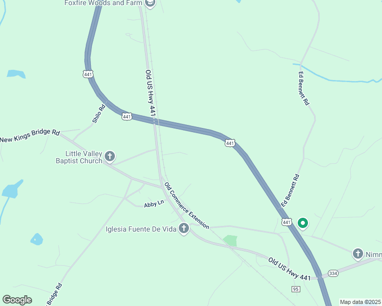 map of restaurants, bars, coffee shops, grocery stores, and more near 9055 U S Why 441 in Athens