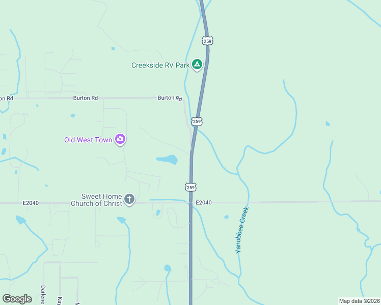 map of restaurants, bars, coffee shops, grocery stores, and more near 146 U.S. 259 in Broken Bow