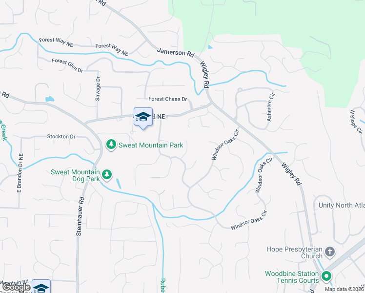 map of restaurants, bars, coffee shops, grocery stores, and more near 4485 Windsor Trce in Marietta