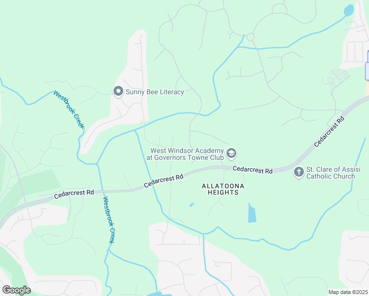 map of restaurants, bars, coffee shops, grocery stores, and more near 1066 Carl Sanders Drive in Acworth